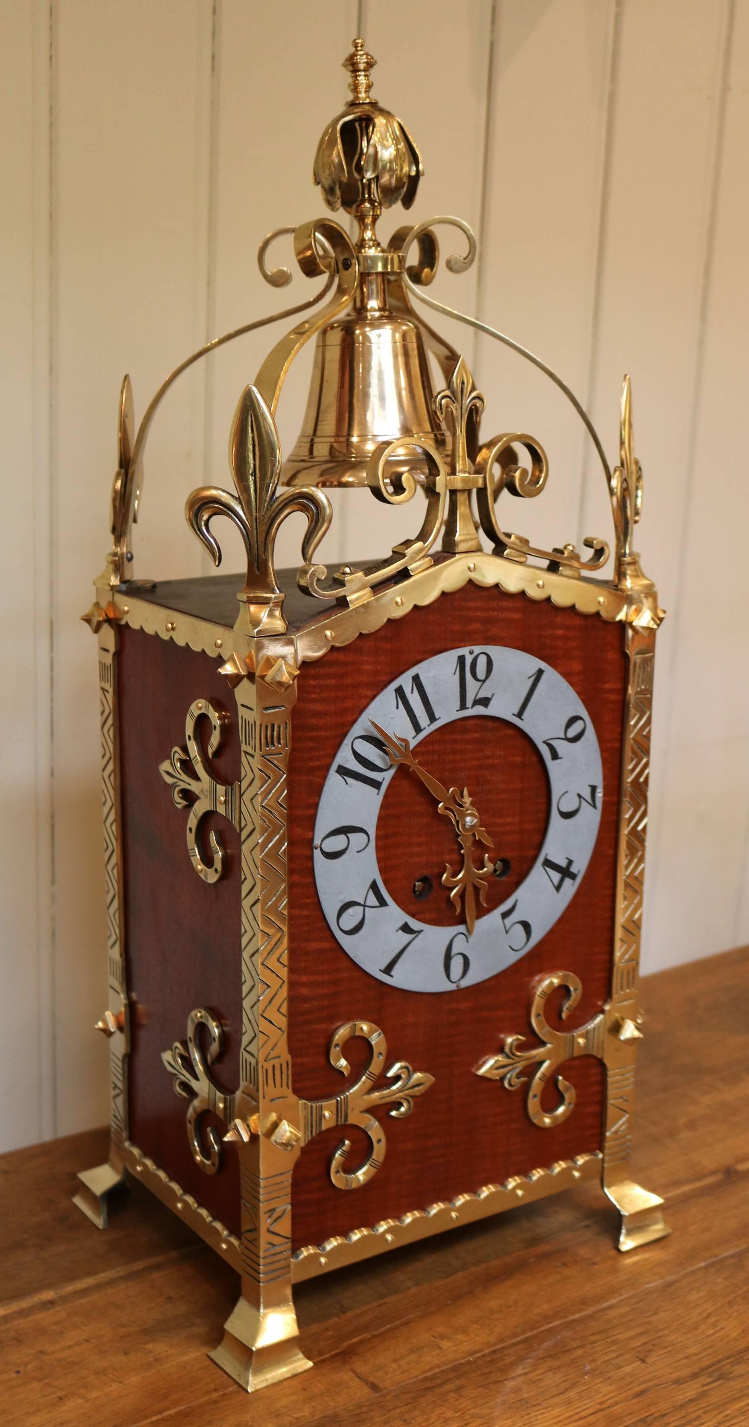 French Imposing Gothic Clock Garniture For Sale