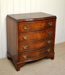 Mahogany Serpentine Front Chest of Drawers