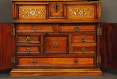17th Century Walnut Table Cabinet