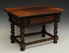 Mesa miniatura portuguesa de palisandro