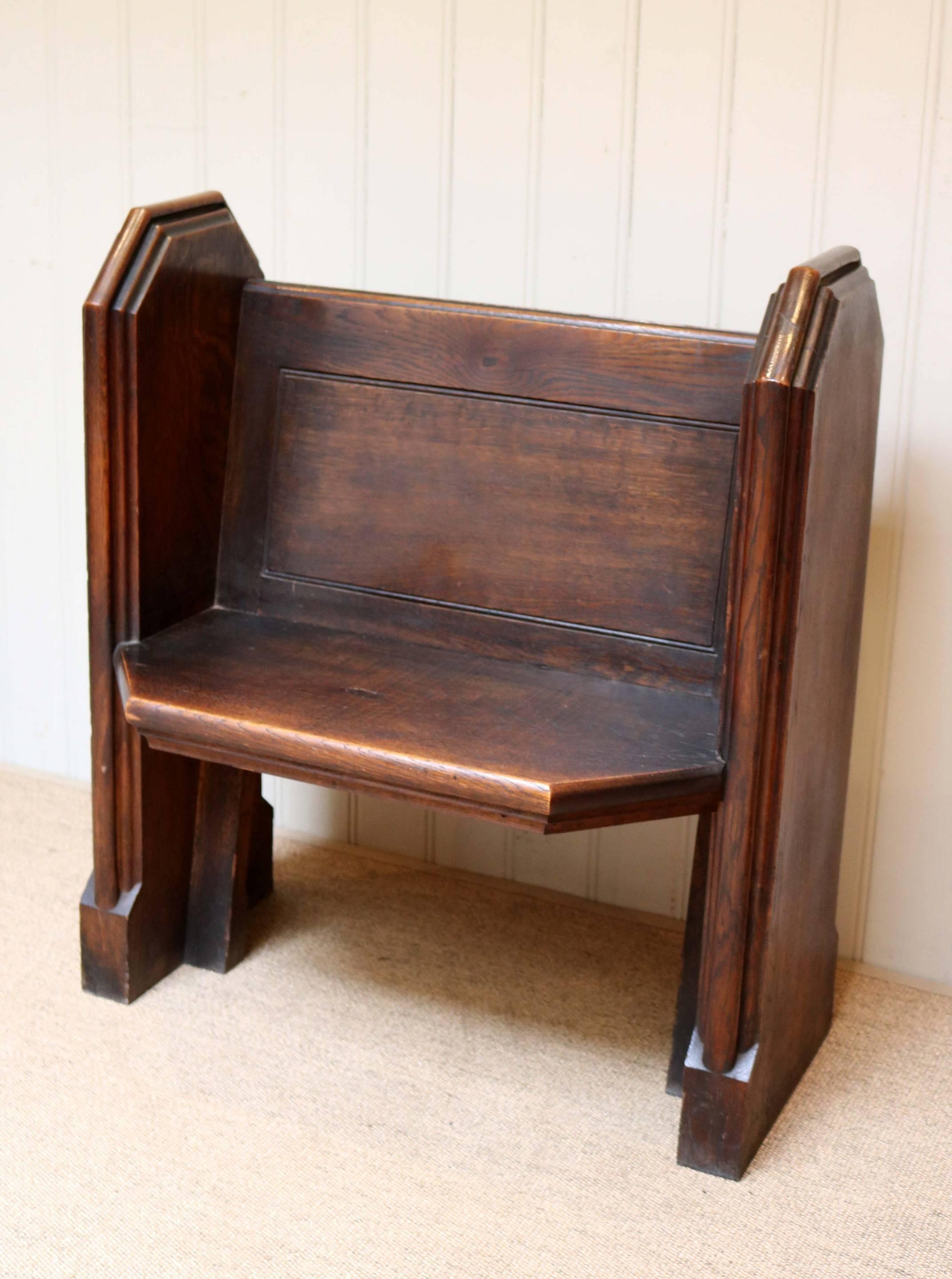 small pew bench