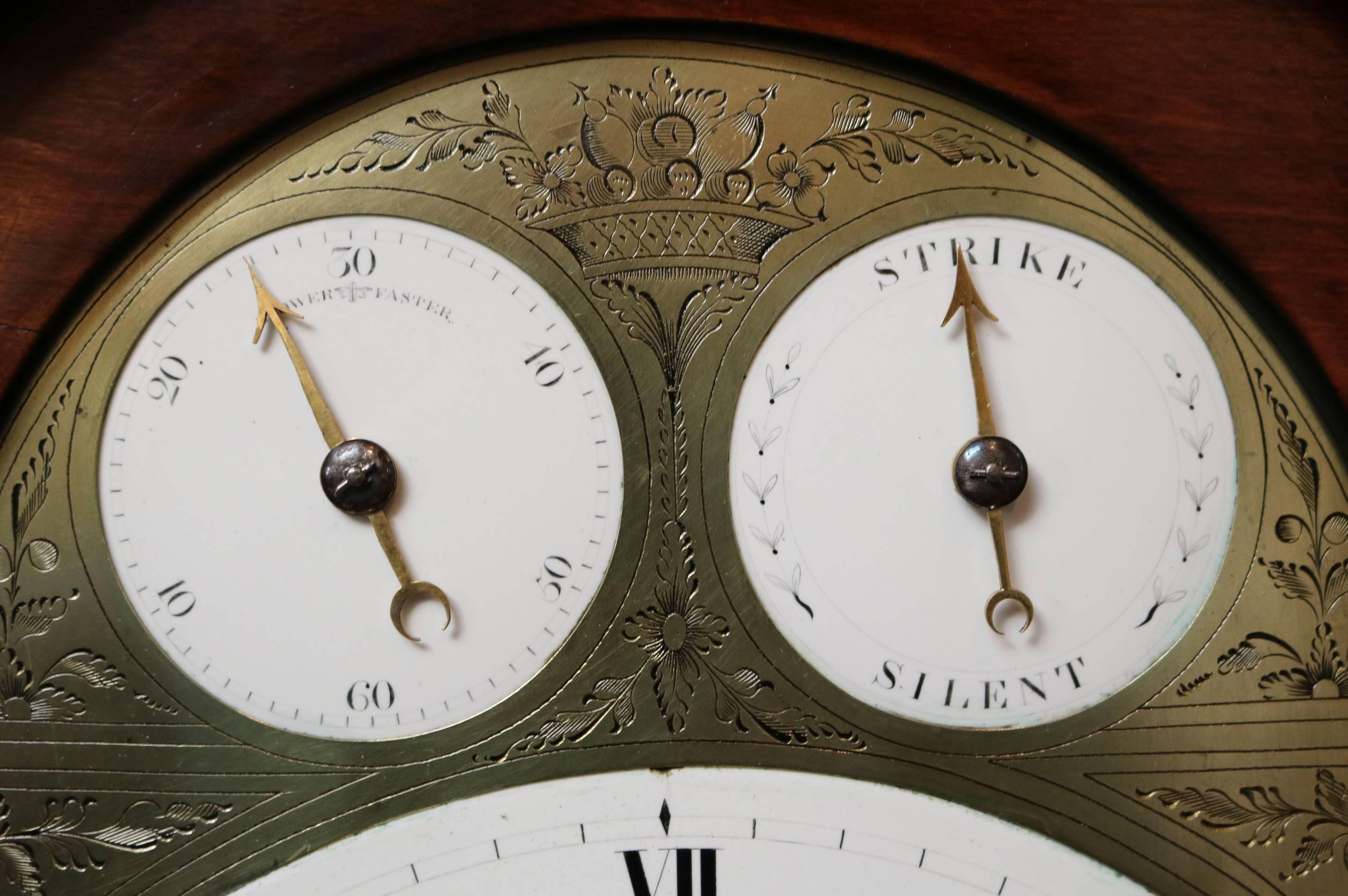Late 18th Century English Bracket Clock For Sale 2
