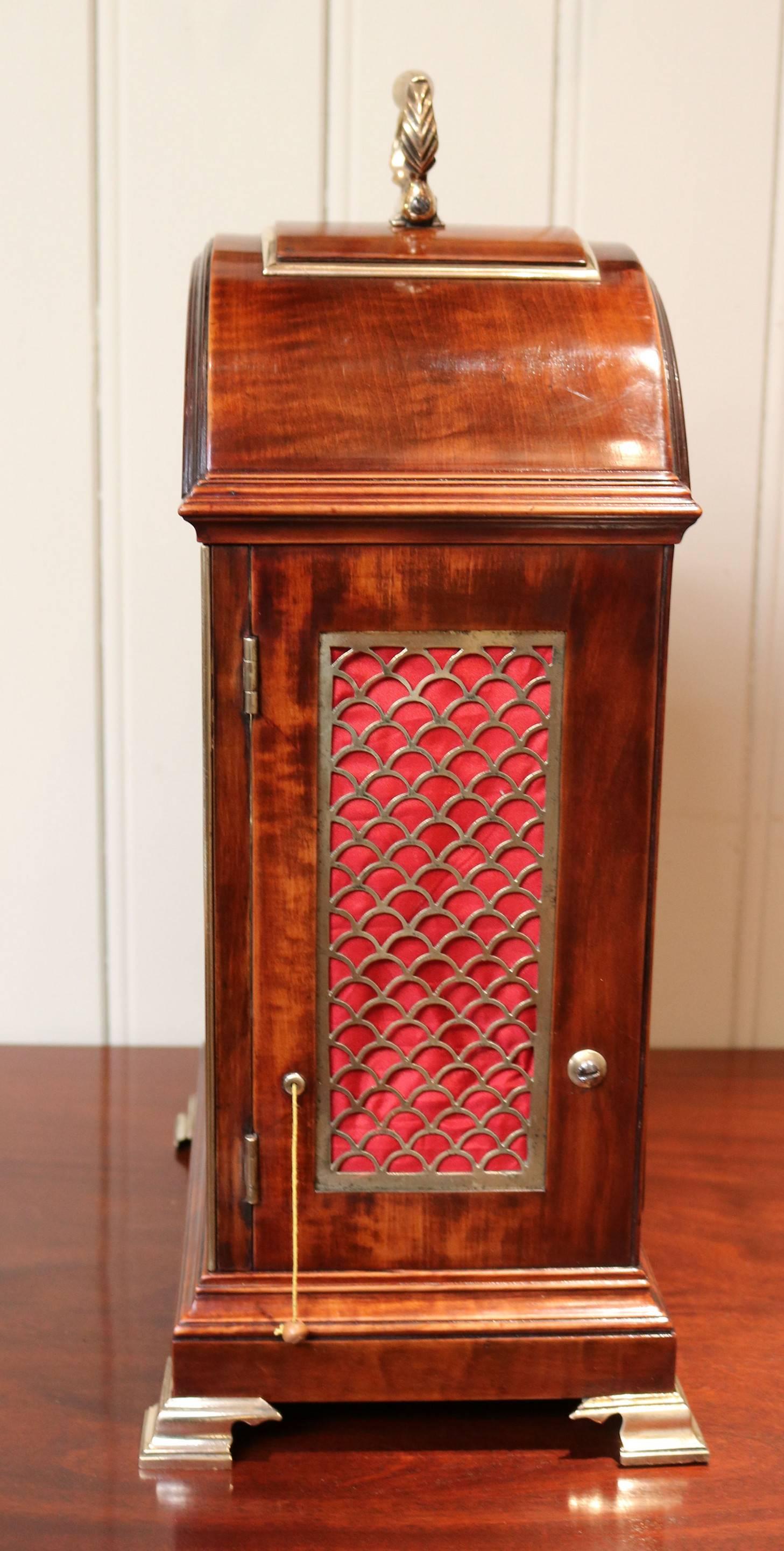 Late 18th Century English Bracket Clock For Sale 3