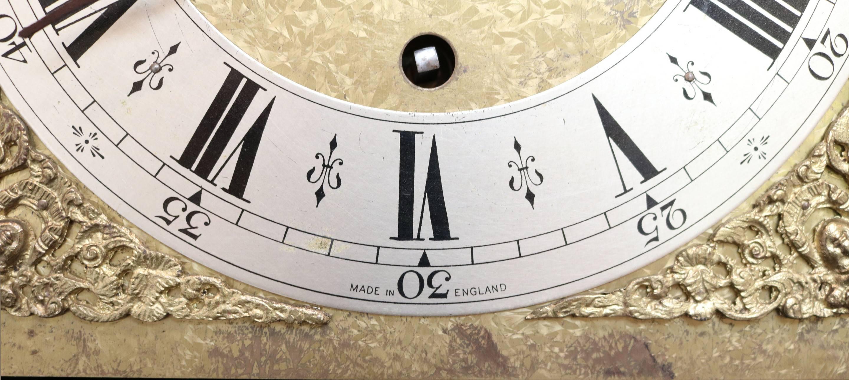 Solid Oak English Grandmother Clock 1
