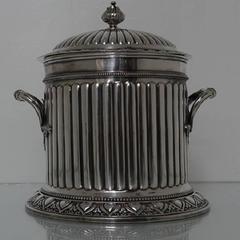 Silver Plated Victorian Biscuit Box, circa 1879, Elkington & Co
