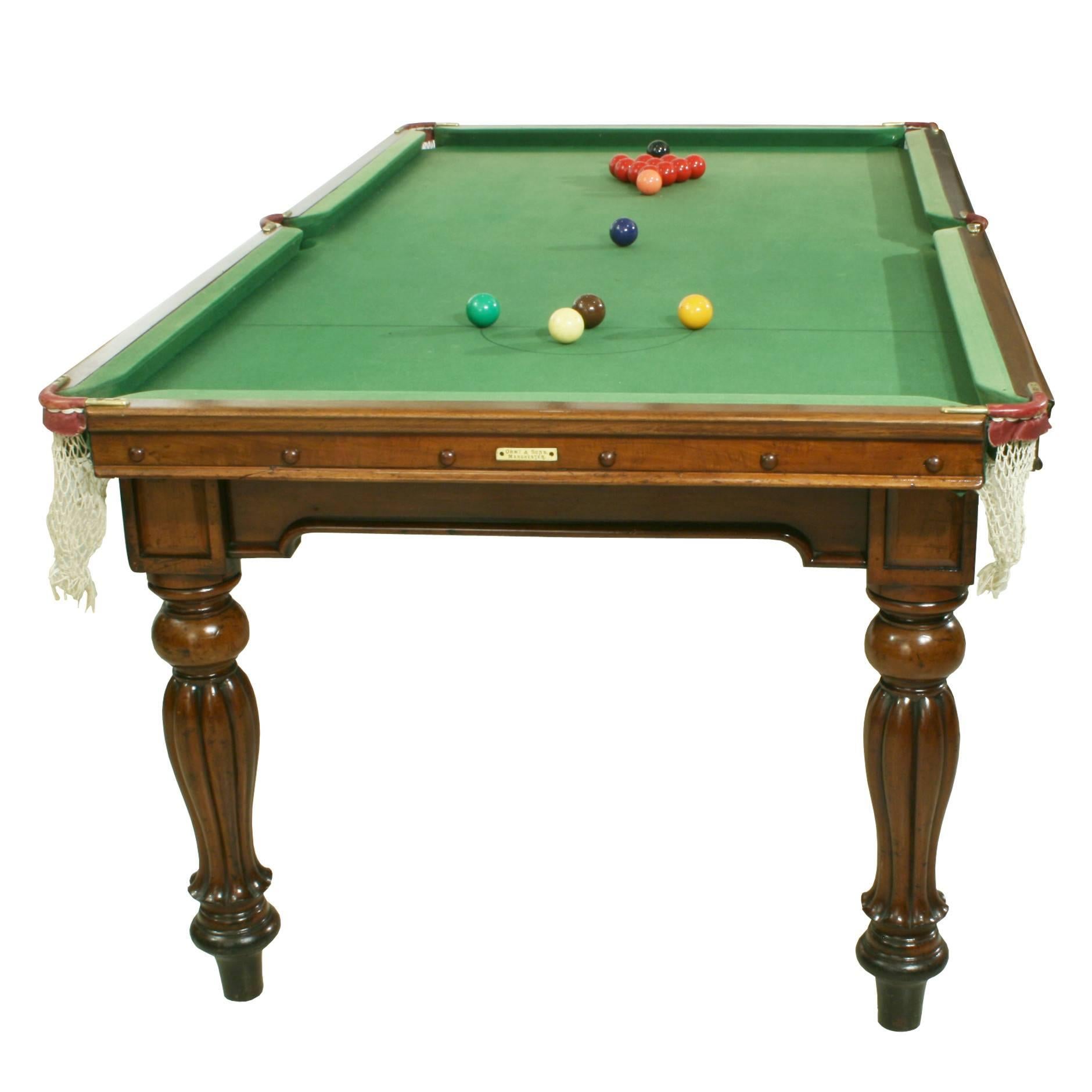 orme and sons snooker table for sale