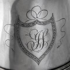 Antique English Sterling Silver Lidded Tankard