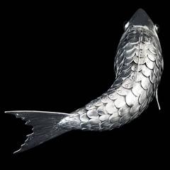 Berthold Muller Antique Silver Articulated Fish