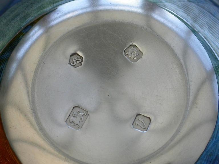 Contemporary Silver and Enamel Tumbler Cup, Jane Short at 1stDibs