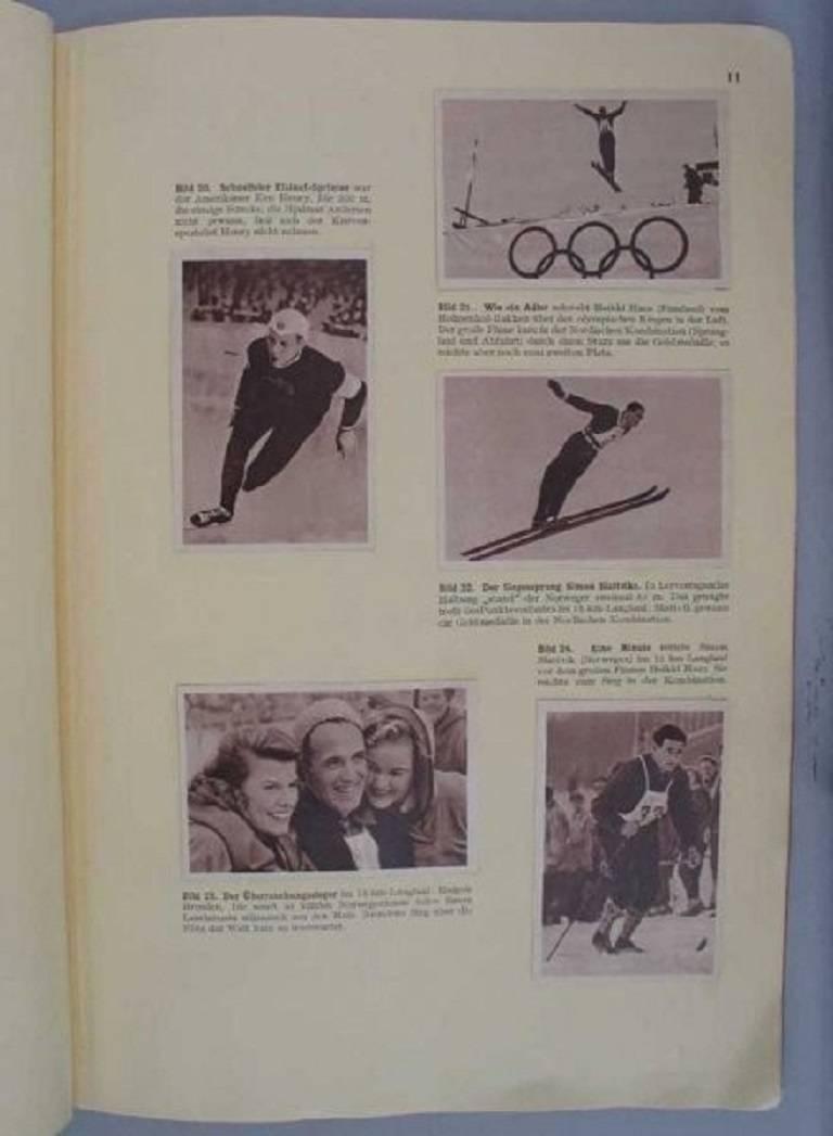 German Olympia 1952 Picture Album For Sale