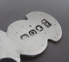 A rare George III "Acorn" Caddy Spoon made in London by Elizabeth Morley