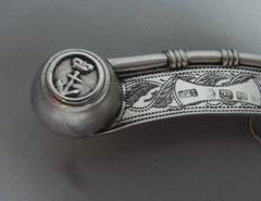 A very rare Bosun's Whistle made in Birmingham in 1856 by Hilliard & Thomason.