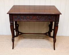 French Carved Oak Table