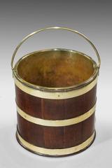 18th Century Brass Bound Bucket