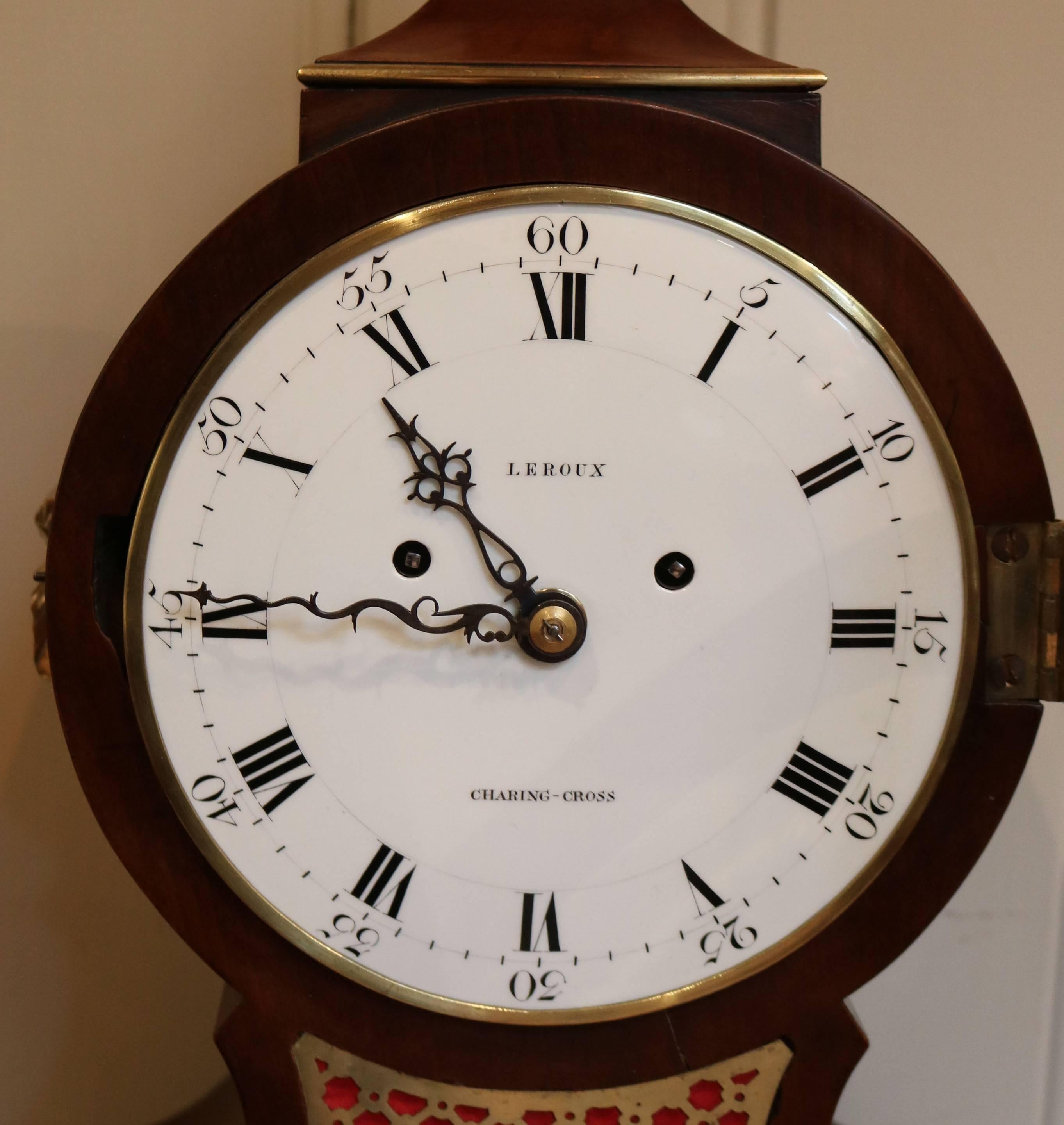 Georgian Mahogany Balloon Clock 1