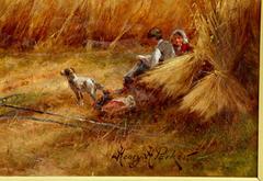 Early 20th Century, Oil on Canvas by Henry Hillier Parker 'Compton'