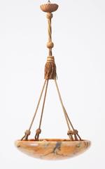 Swedish Art Deco Alabaster Ceiling Light