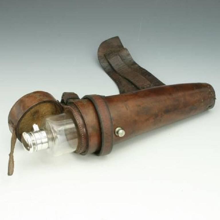 Vintage Conical Hunting Flask. For Sale at 1stdibs