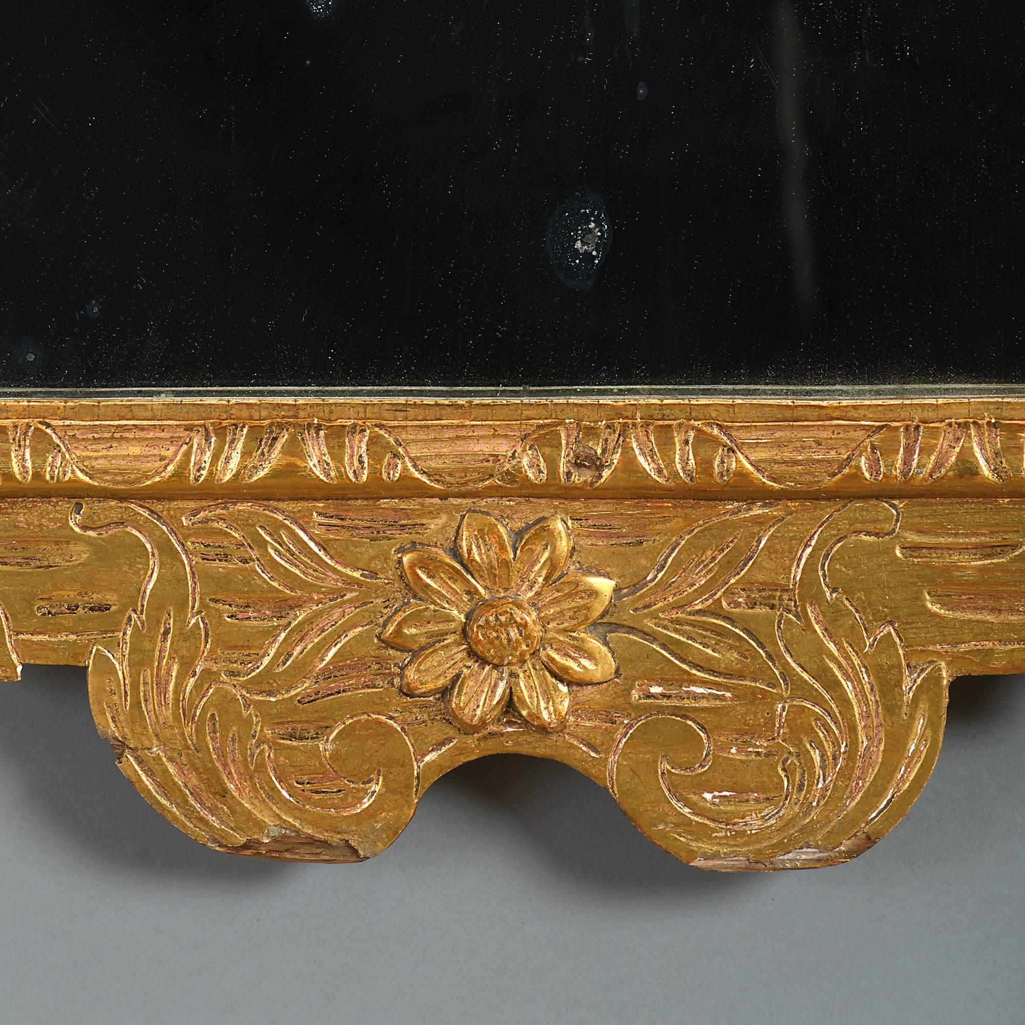 18th Century George I Period Giltwood Mirror In Good Condition In London, GB