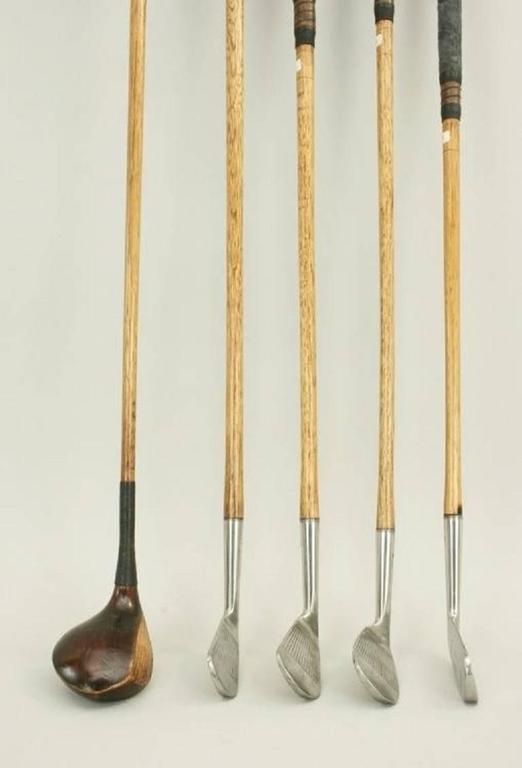 Set of Five Playable Hickory Golf Clubs at 1stDibs playable hickory