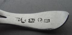 A rare George III Neo Classical Caddy Spoon by William Pugh.