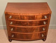 Good Regency Brass Inlaid Chest of Drawers