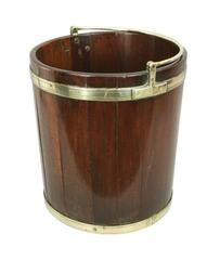 Antique Mahogany Peat, Turf Bucket