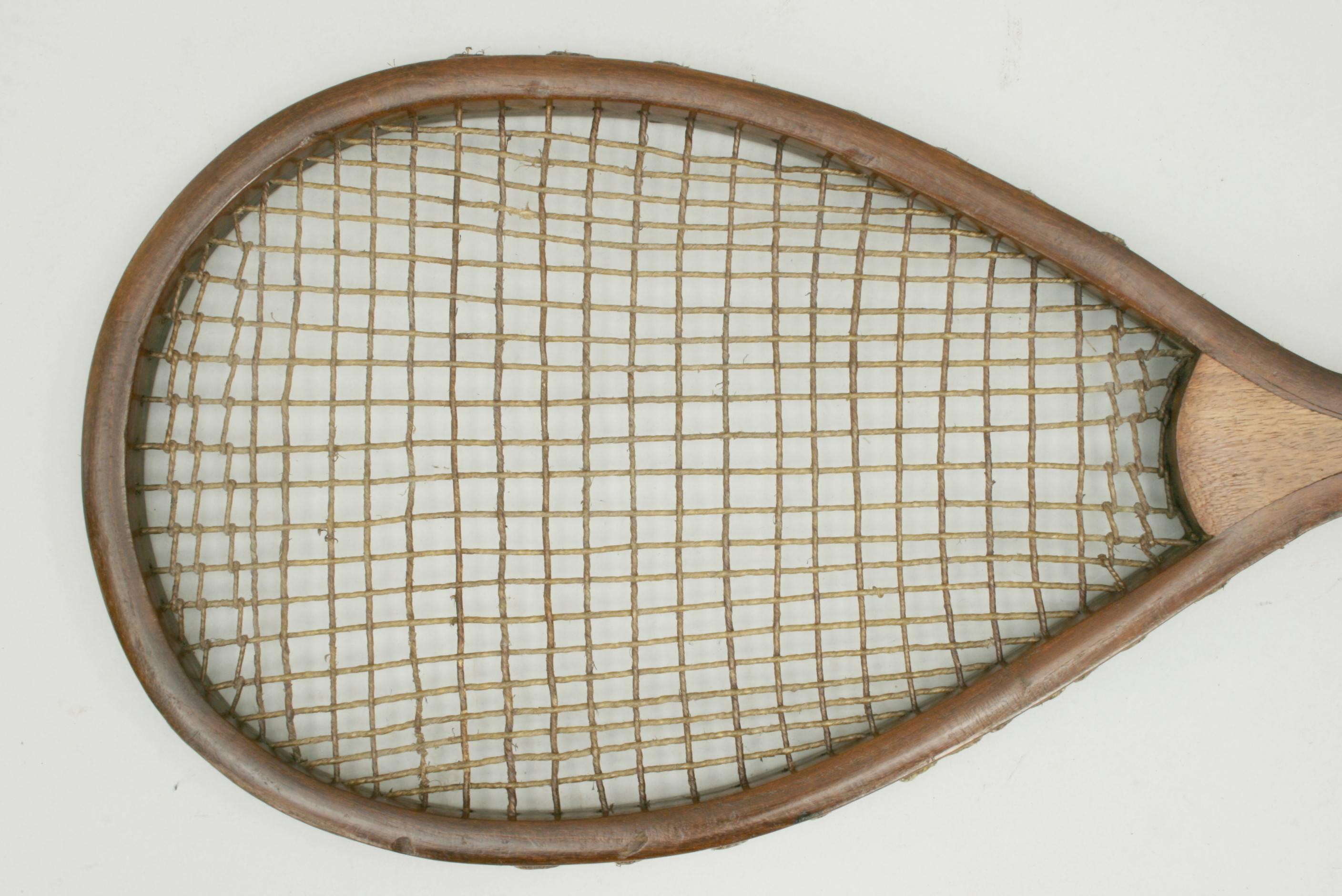 British Early Lawn Tennis Racket