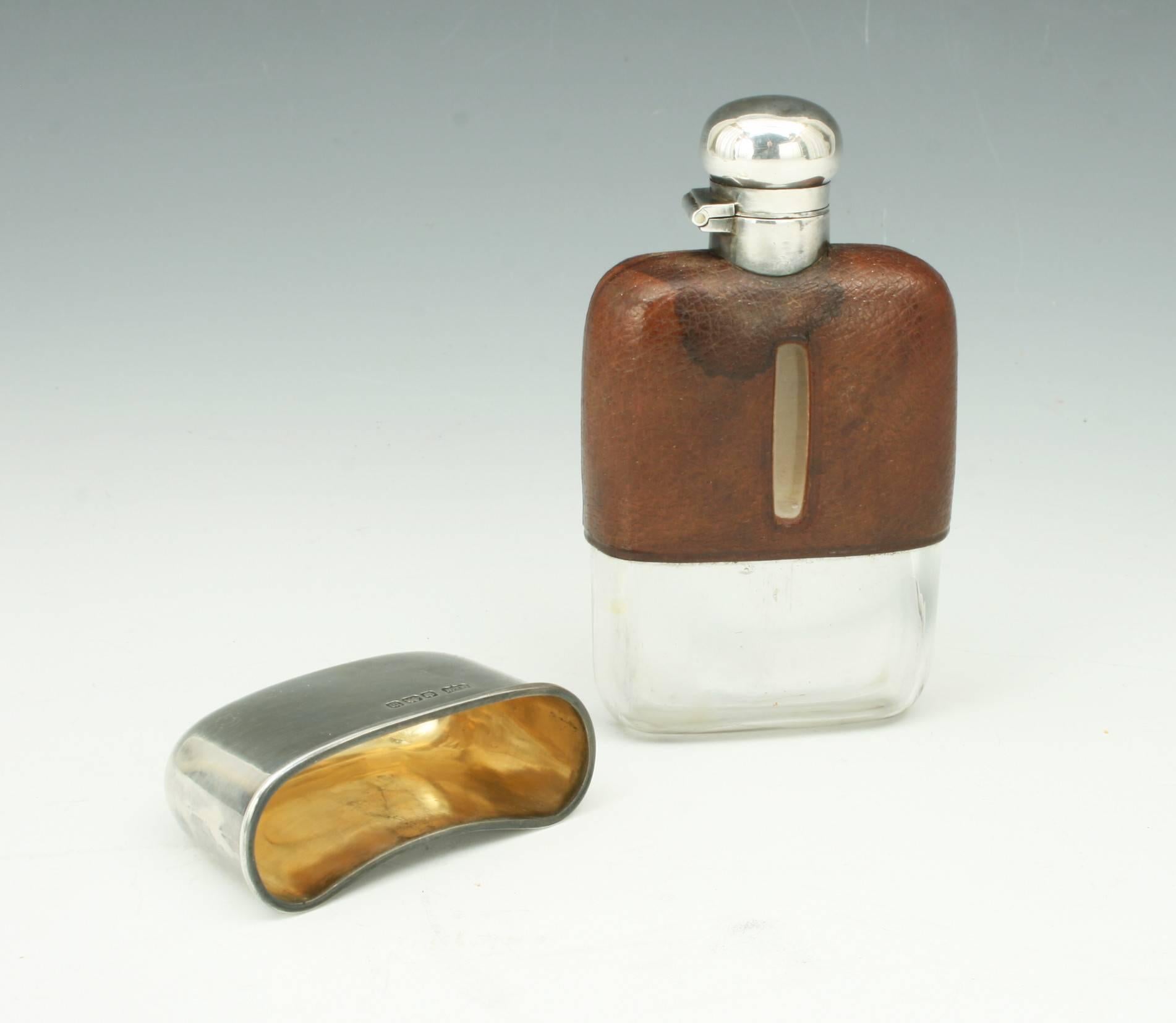 20th Century Mappin & Webb Hip Flask