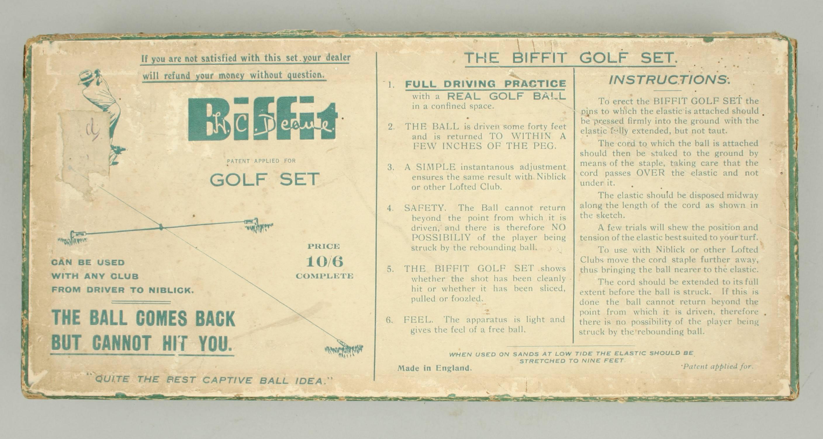 Vintage Biffit Golf Training Aid In Good Condition In Oxfordshire, GB