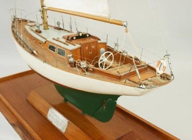 Sailing Yacht Model "Whirlaway of Percuil" at 1stDibs