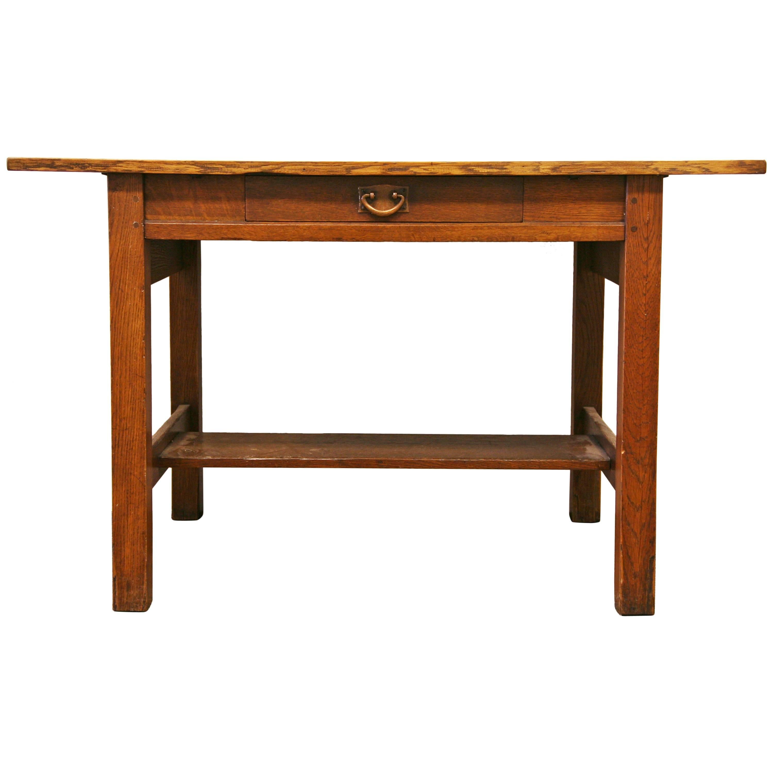 Gustav Stickley Library Table For Sale