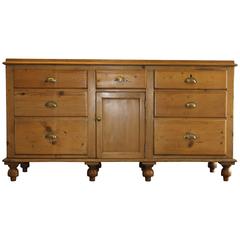 Antique 19th Century Pine Sideboard