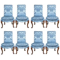 Set of Eight Georgian Inspired Dining Chairs