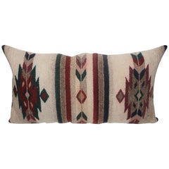 Coussin de tissage indien Navajo géométrique