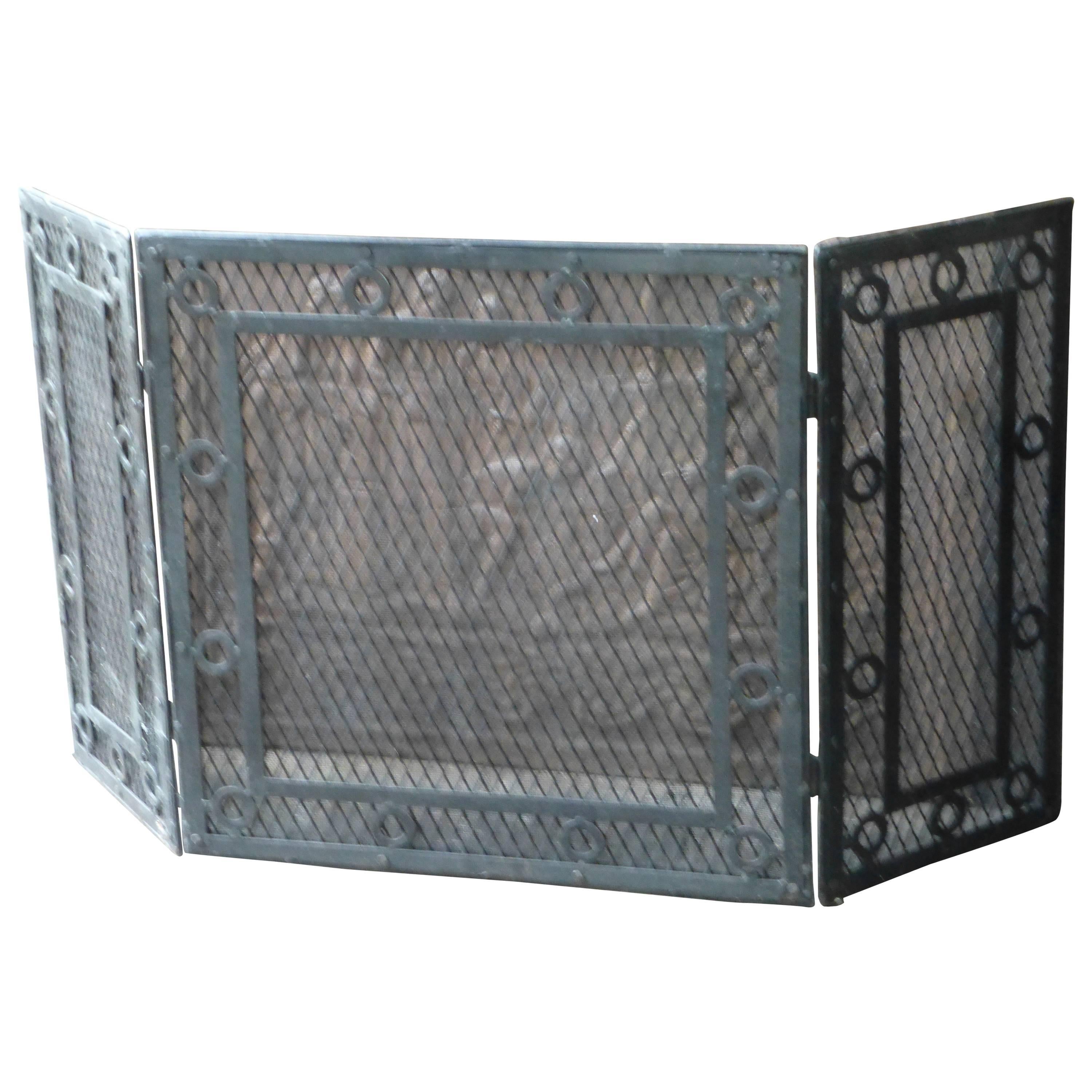 Iron Fire Screen