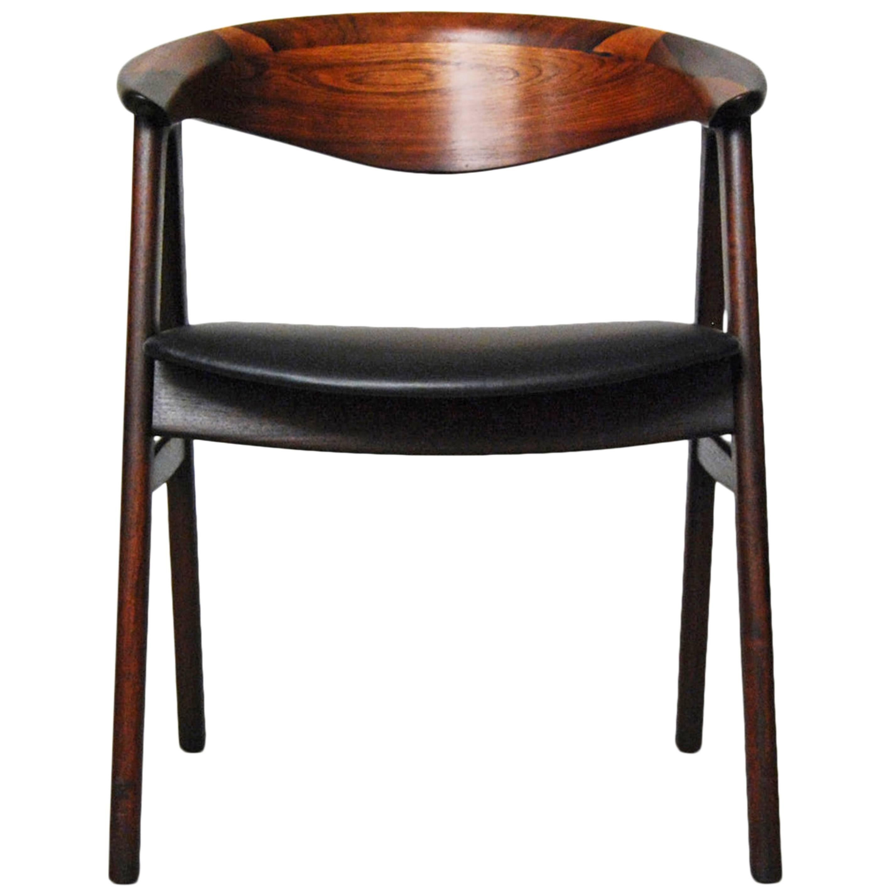 Erik Kirkegaard Rosewood Desk Chair