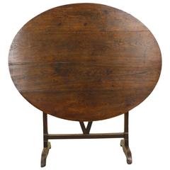 Antique French Pine Wine Table