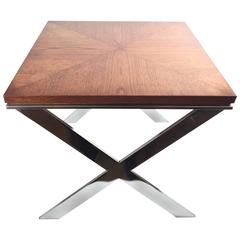 Chrome X Base Side Table