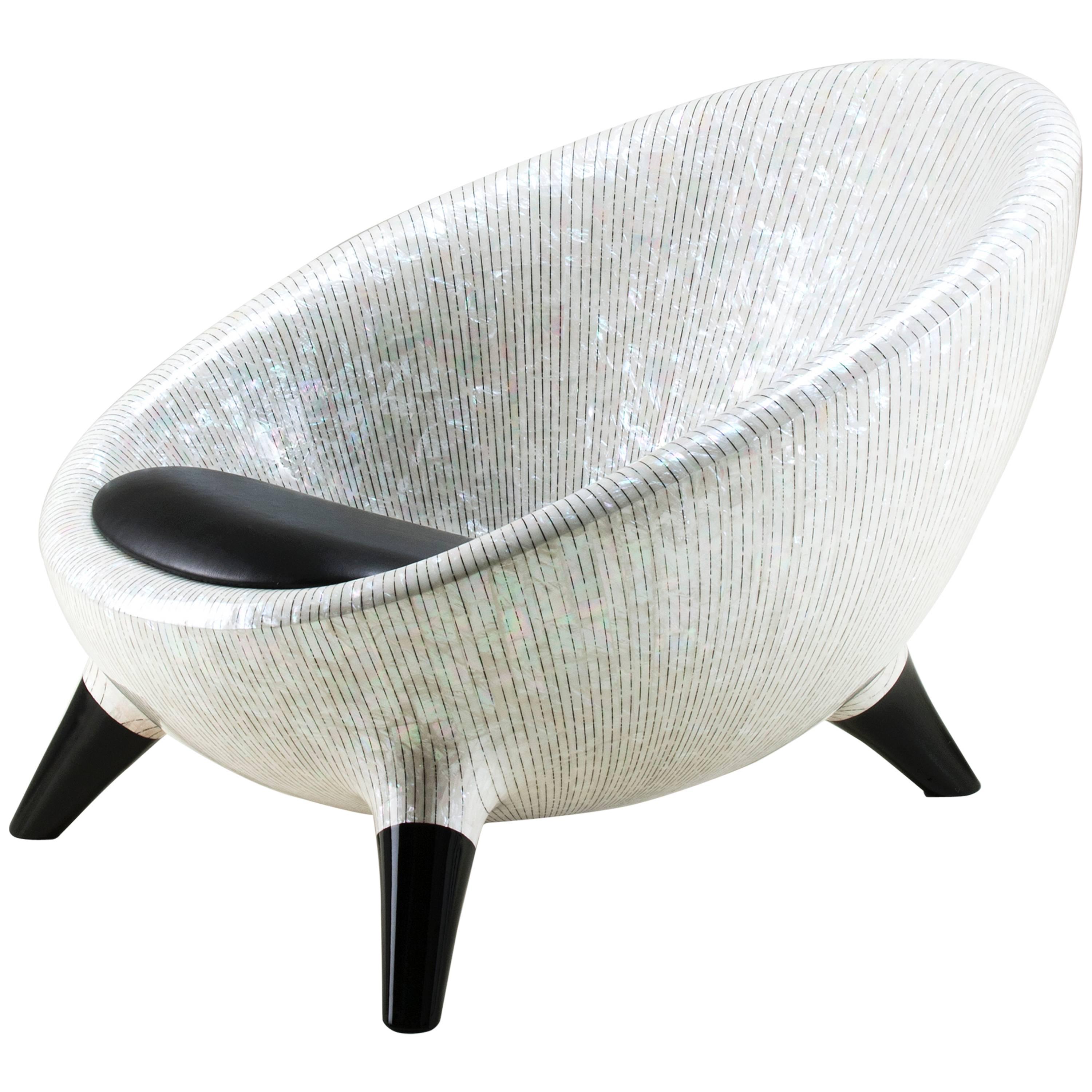 Mother-of-Pearl Chair by Kang Myung Sun, 2014 For Sale