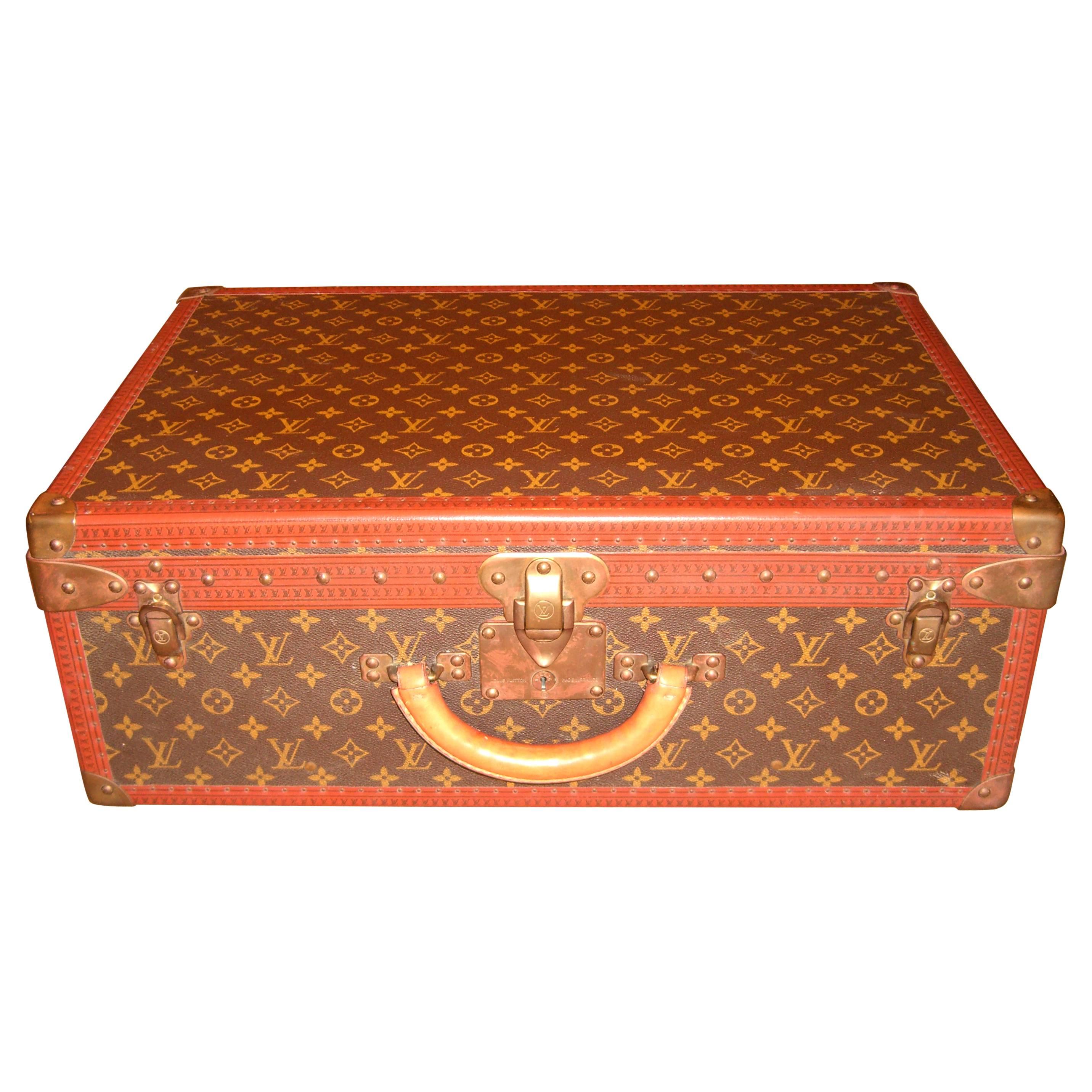 A Vintage Louis Vuitton Monogram Alzer Suitcase