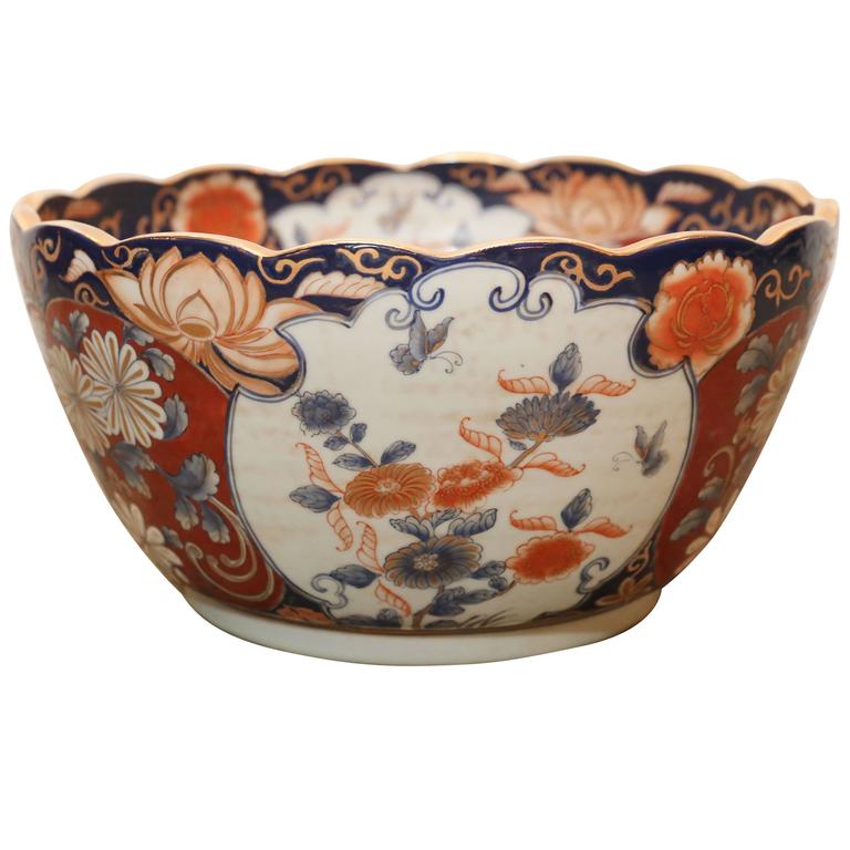 Large Imari Bowl at 1stDibs