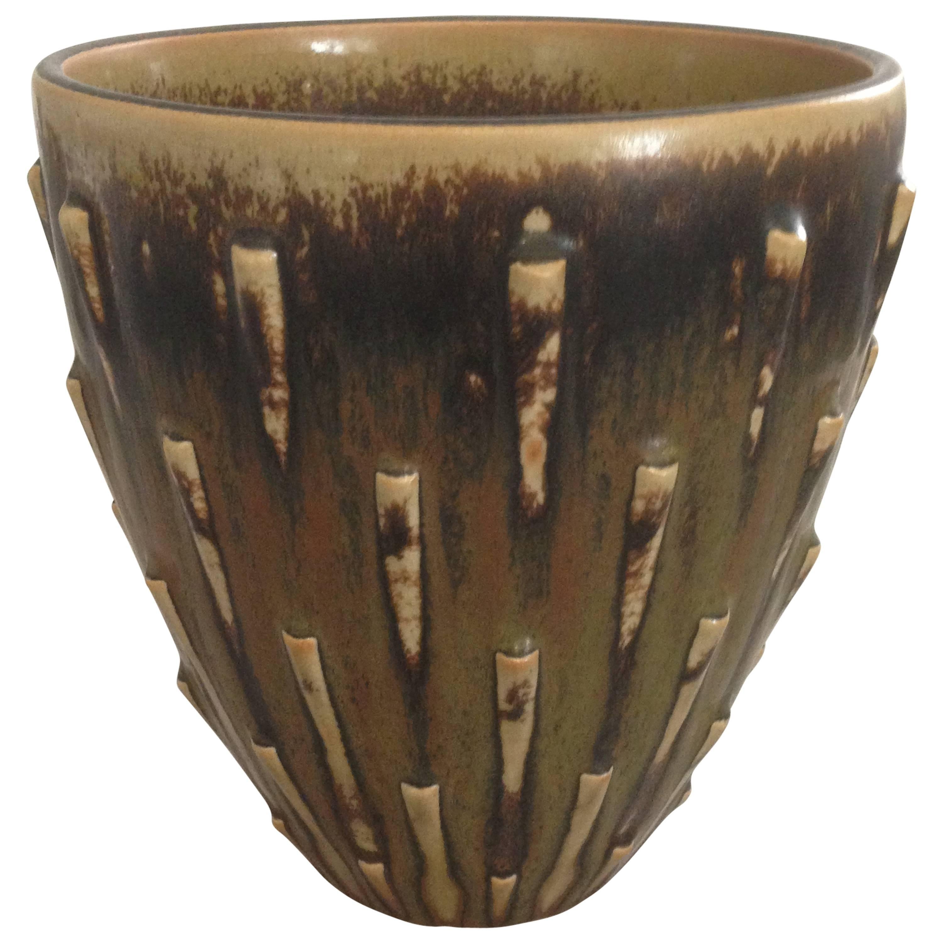 Royal Copenhagen Stoneware Vase by Arno Malinowski