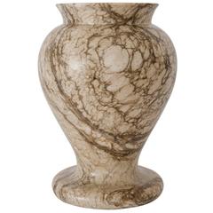Vintage Alabaster Baluster Vase