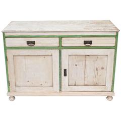 Antique Painted Pine Dresser Base