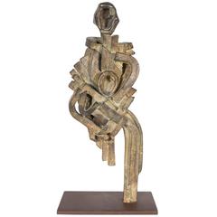Exceptional Bronze Figural Sculpture by Ana Nunez Titled "Amanecer"
