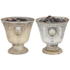 Pair of Cast Iron Urns 10