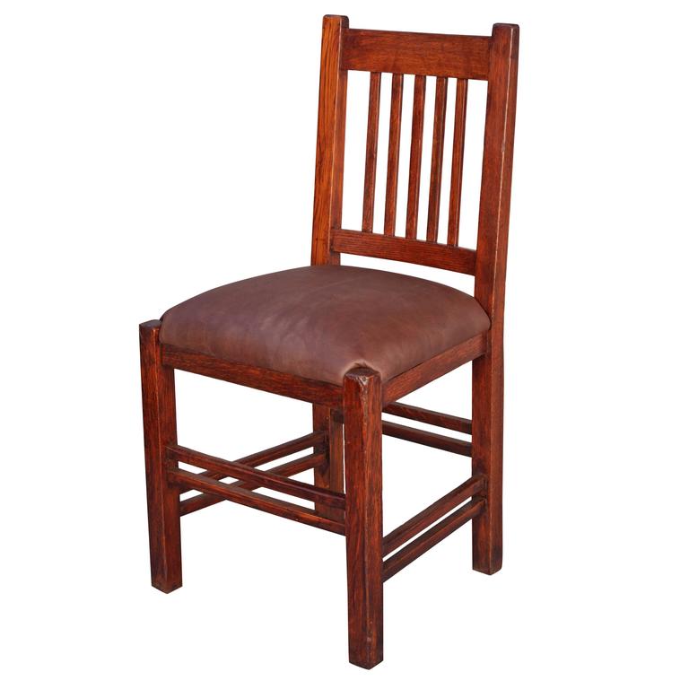 McIntosh Style Arts and Crafts Chairs For Sale at 1stdibs