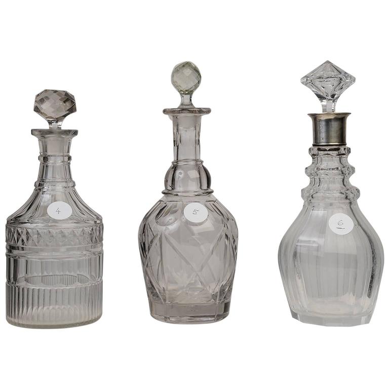 Old English Bottles Decanter For Sale at 1stdibs