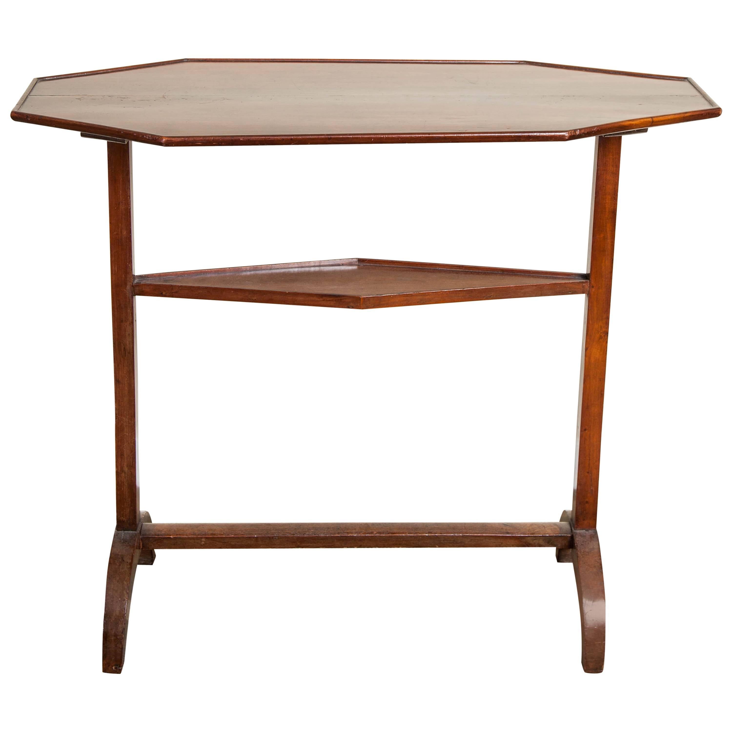 Directoire Mahogany Trestle Table, Early 19th Century For Sale